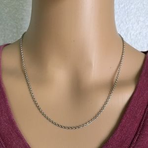 2 mm Stainless Steel Flat Cable Chain for Rings